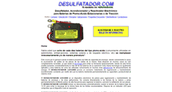 Desktop Screenshot of desulfatador.com